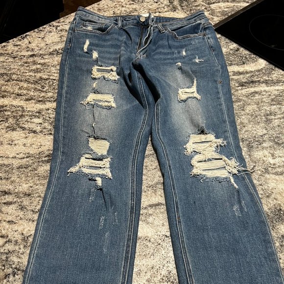 VERVERT HIGH RISE DISTRESSED Size 30 Perfect Weekend Jeans💕 - Picture 1 of 3